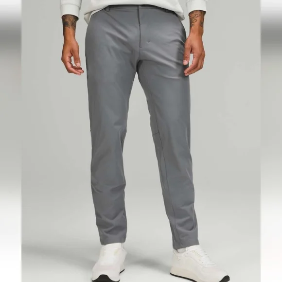 Lululemon Commission Classic Pant Warpstreme Asphalt Grey 36"×30.5"
